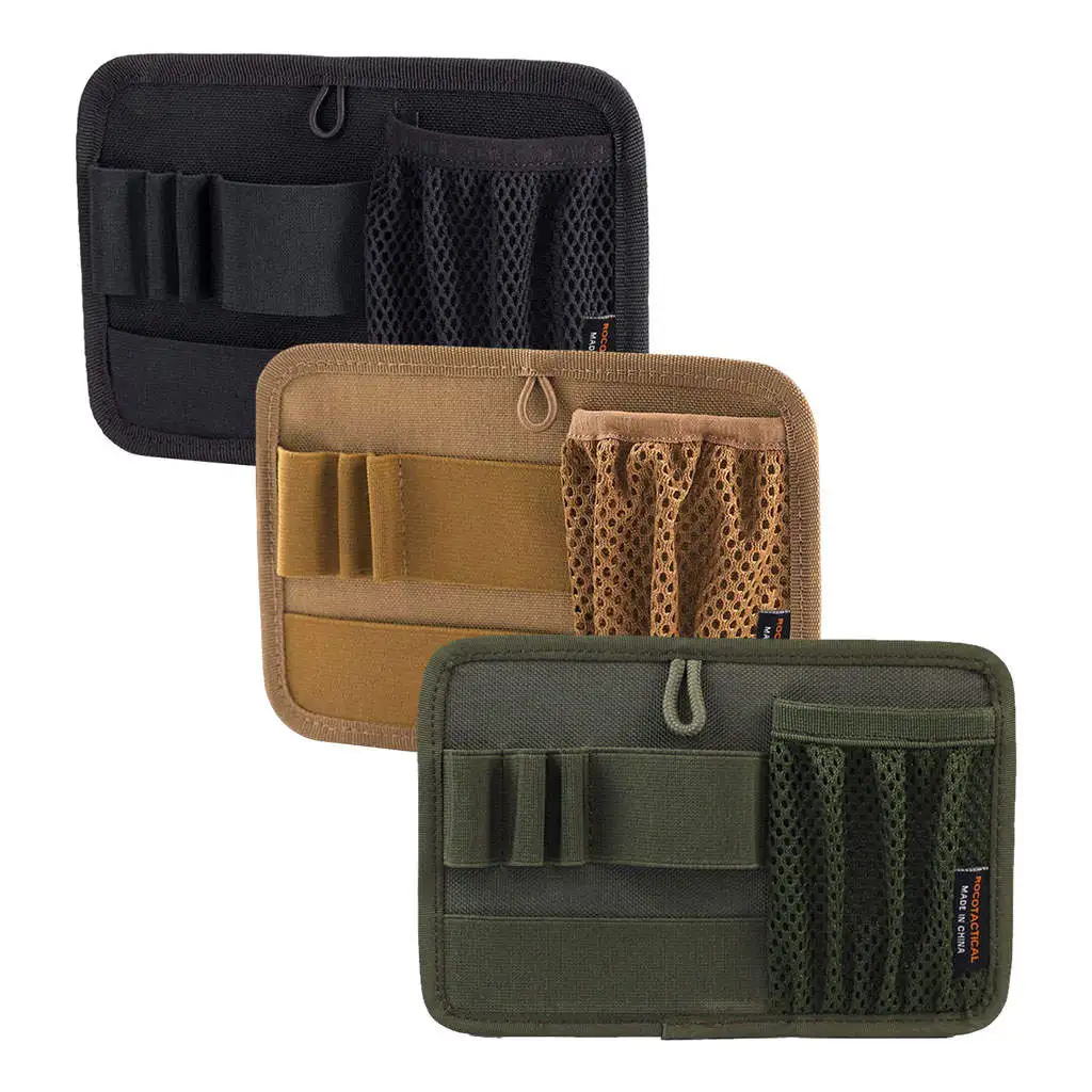 Tactical Bag Insert Modular Pocket Equipment Wallet Belt Velcr Key Holder Multi-Purpose Accessories Organizer Mesh Fasteners