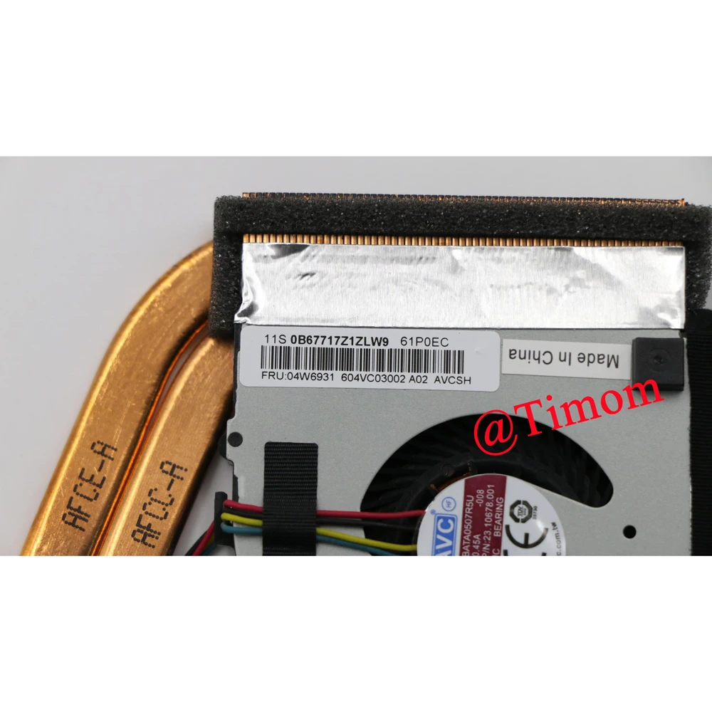 FRU 04W6931 04W6930 04W6929 for X230i Tablet 3437 ThinkPad X230 Tablet 3435 3436 3438 3434 3441 CM2 FAN IntegrateSV AVC 4 wire