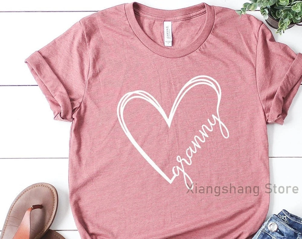 Granny Shirt Gift for Grandma Granny Heart Shirt Granny T-Shirt Granny Life Shirt Best Grandma Ever Mothers Day Gift for Granny