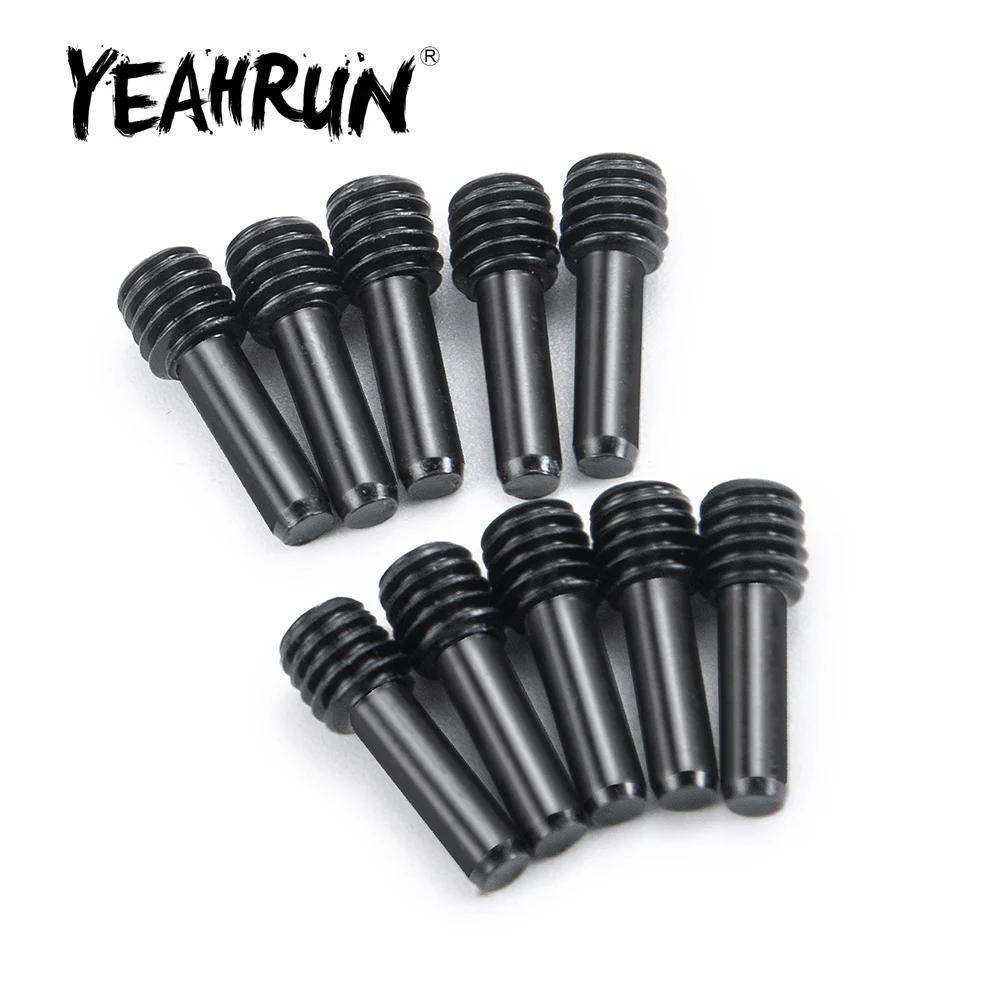 YEAHRUN 10Pcs giocattoli telecomandati albero di trasmissione M4 12mm viti a macchina CNC per Axial SCX10 1/10 RC Crawler Car Parts