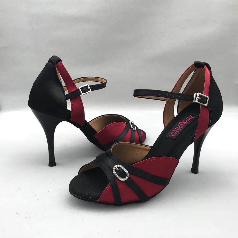 Zapatos de baile latino profesionales para mujer, calzado de salón, salsa, tango, fiesta y boda, MS6236BBUG
