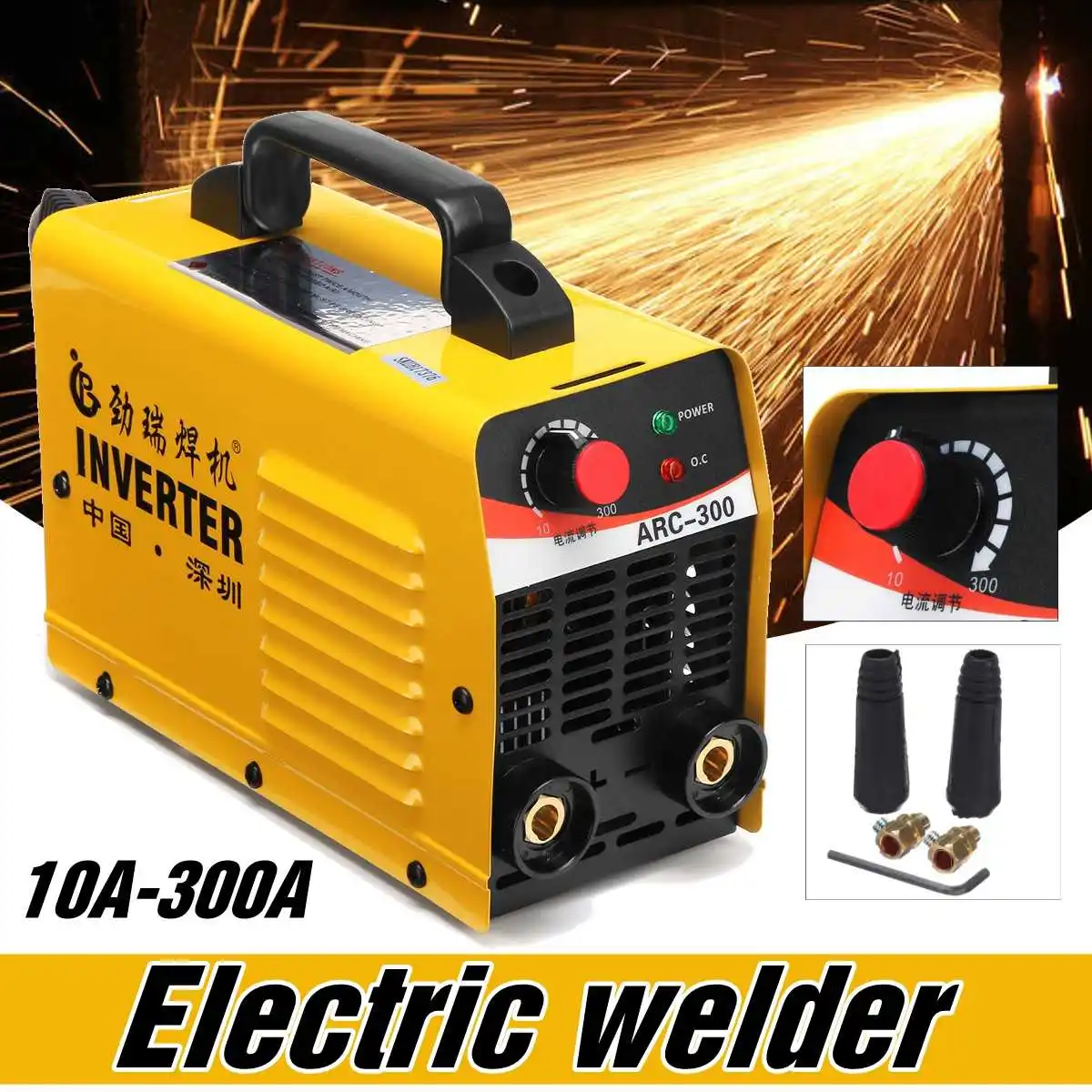 Free shipping IGBT ARC 10-300A Welder Inverter Welding machine IGBT MMA ARC ZX7 welding machine Easy weld electrode Arc Welder