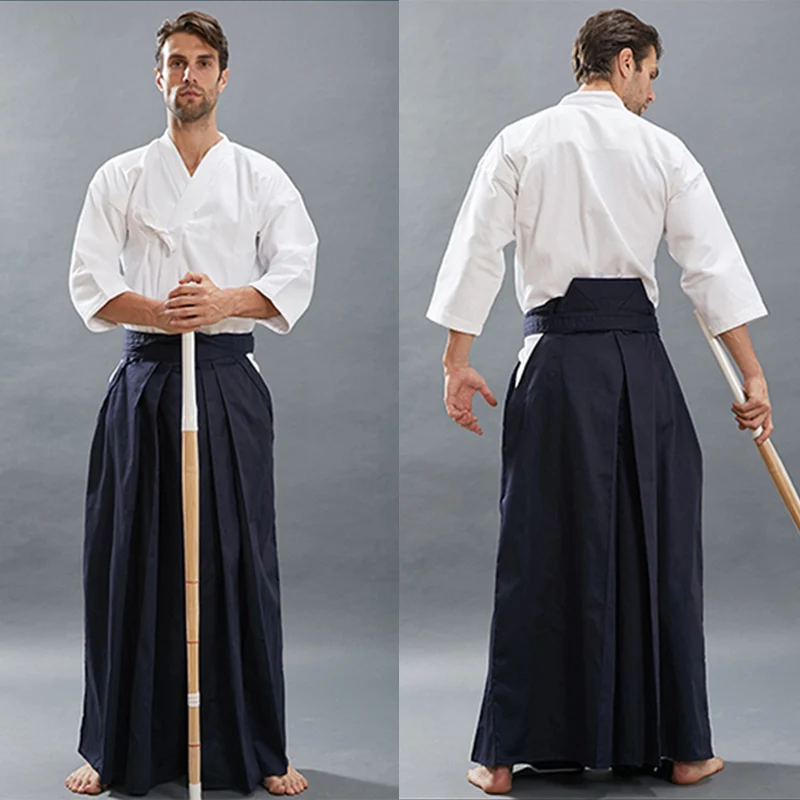 Kendo Uniforms Martial Arts Clothing Kendo Aikido Hapkido Martial Arts Keikogi and Hakama Suit Men Women high quality Taekwondo