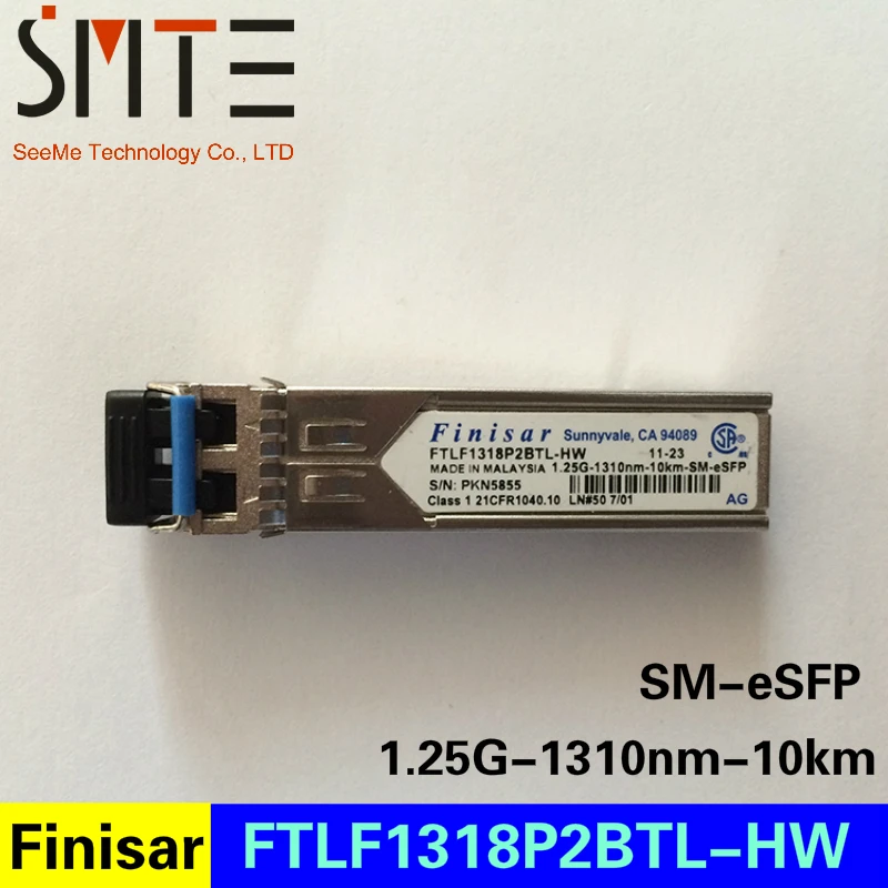 

Finisar FTLF1318P2BTL-HW 1.25G-1310nm-10km-SM-eSFP fiber optical transceiver