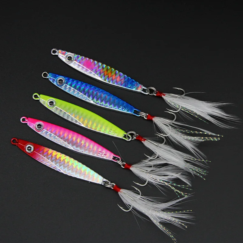 1pcs Metal Spinner Jig Fishing Lure 4.5-7.5cm 7-30g Sinking Hard Artificial Bait Lead Fish Wobbler Carp Pike Fishing Tackle Bait