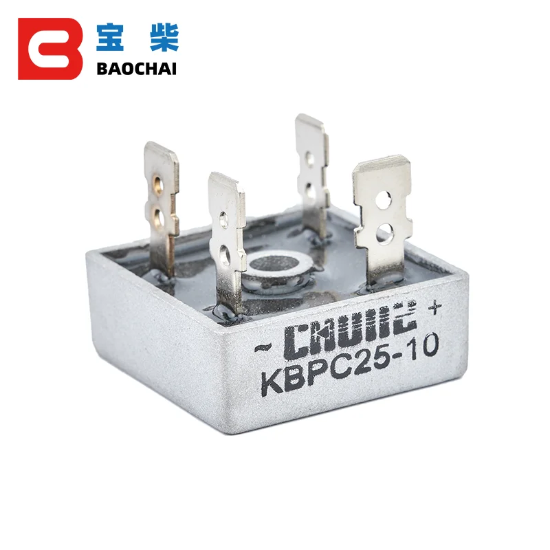 KBPC2510 Diode Bridge Rectifier Diode 25A 1000V welding Power Rectifier Diode Electronica Componentes module