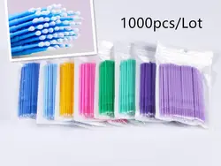 1000PCS up paint micro brush tips auto mini head brush car parts head  mini spray Car Applicator Stick