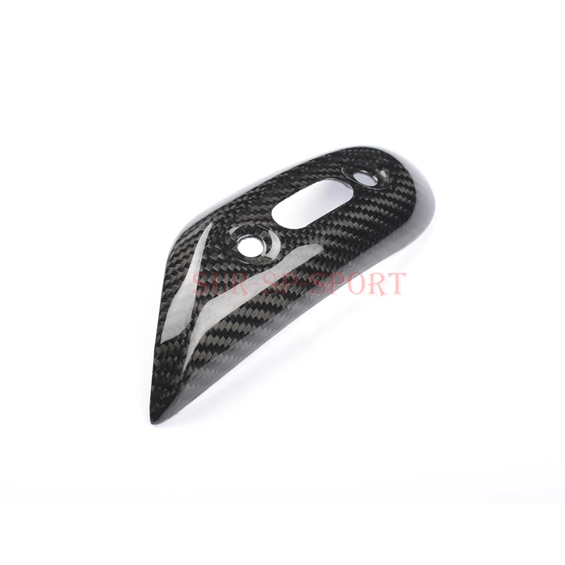 Exhaust Pipe Heat Shield Cover Guard Fairing For Ducati Monster 696 795 796 1100 Full Carbon Fiber 100%