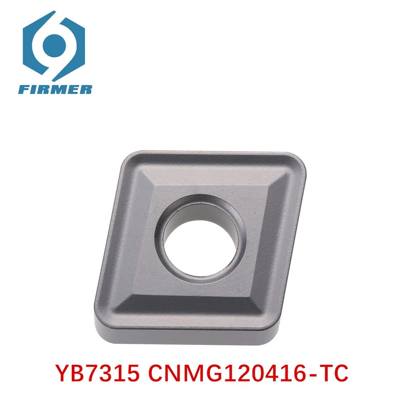 Herramientas de torno Insertos de carburo YB7315 CNMG 120404 /408/412/416-TC Herramientas de torneado de hoja de carburo para hierro fundido