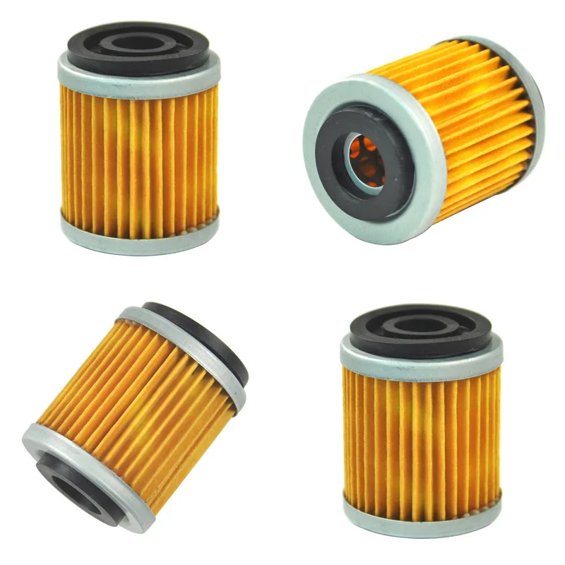 

4Pc Motorcycle Engine Oil Filter for Yamaha XT200 XT225 TT-R225 TT225 TT-R230 SRX250 XT250 BW350 TT350 TT600 XC125 YJ125 125 XC