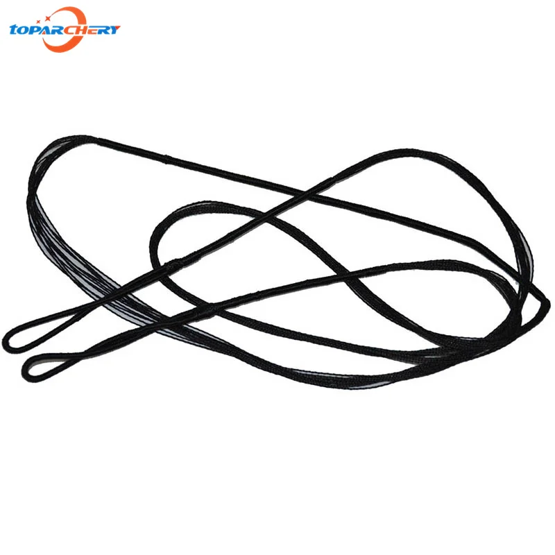 2ชิ้น bowstring 1ชิ้นขี้ผึ้ง12เส้นสีดำเปลี่ยนได้สำหรับการยิงธนูการยิงธนูแบบโค้งยาวพอดี43.7 ''-70 'โบว์111-178ซม.