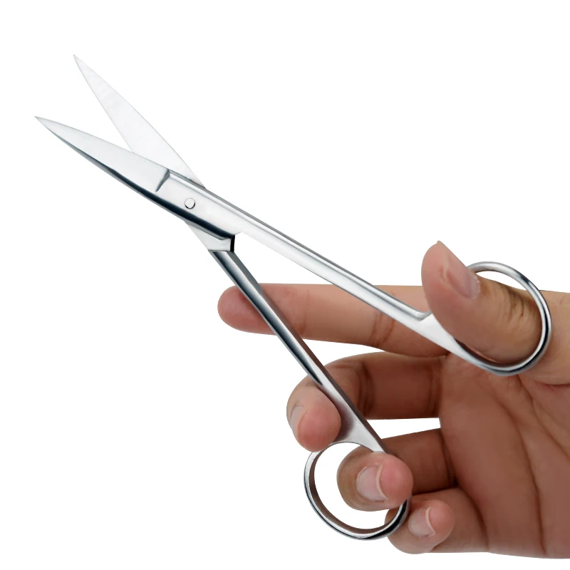 14/16/18cm Pet Veterinary Vet Medical Surgical Scissors Stainless Steel Straight curved Tip Scissors Farming