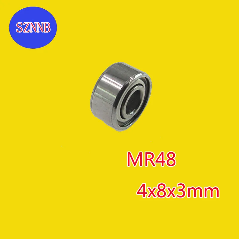 5pcs Miniature Ball Bearing Deep Groove Ball MR48zz L-840 4x8x3mm High Precision Noiseless Bearing Steel Abec-5 Miniature Bear