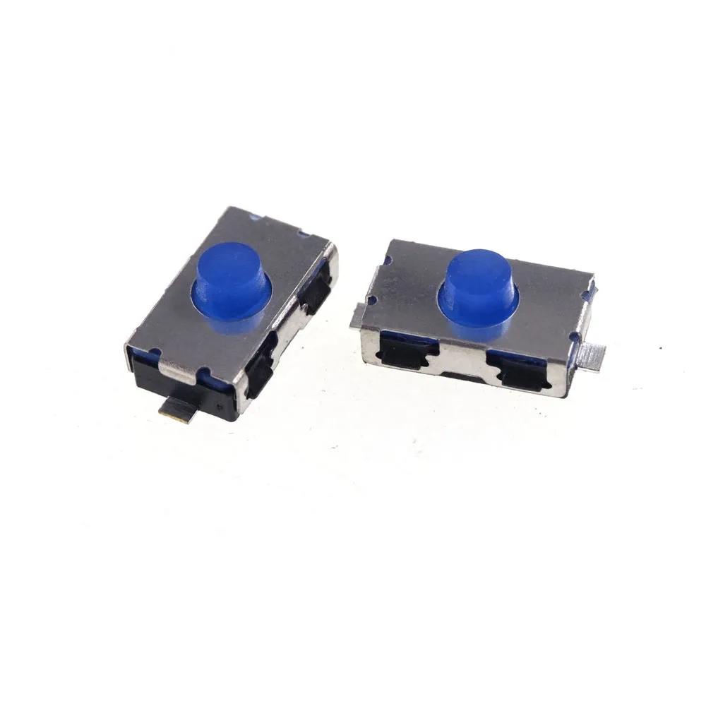 10pcs 3.8x6.0 Tact Switch 2.50MM Height Normal Closed Type Reflow Solder SMT / SMD Vertical PCB 250gf NC