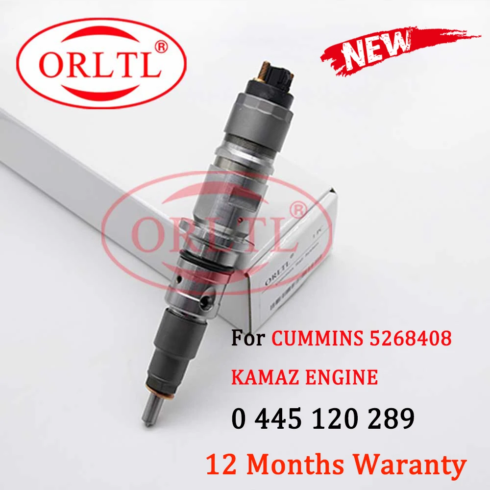 ORLTL Diesel Injector 0445120289 High Pressure Injection 0 445 120 289 Fuel Inyector Nozzle Set 0445 120 289 for Cummins 5268408