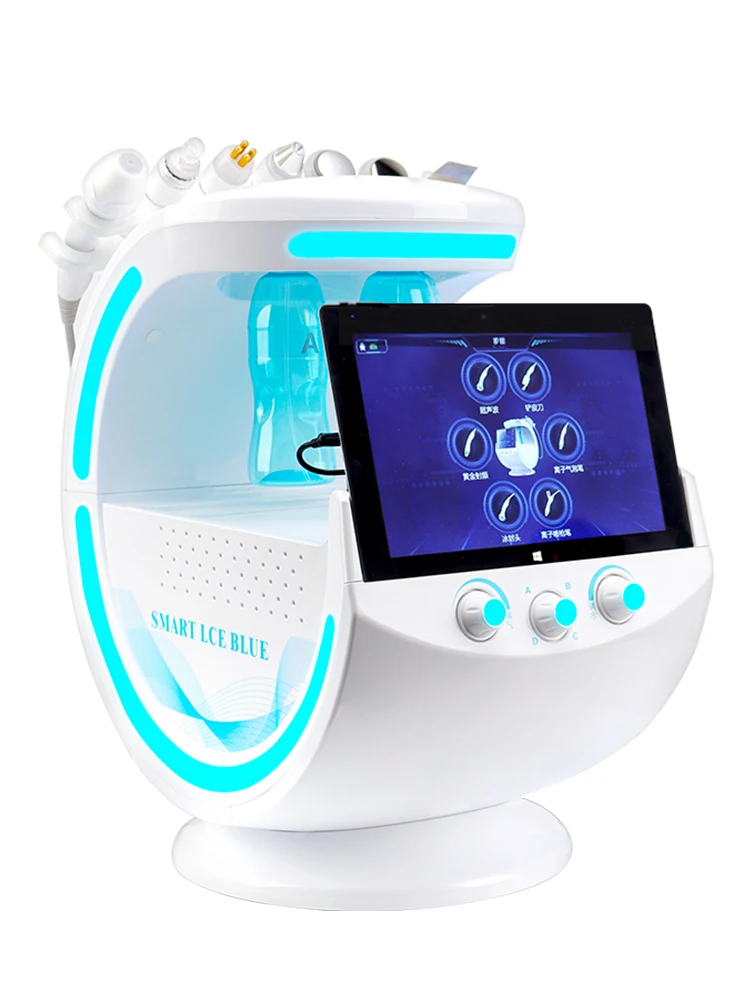 

Multifunctional Beauty Apparatus Hydrogen Oxy-gen Small Bubble Skin Care Smart Ice Blue Cleaner Machine