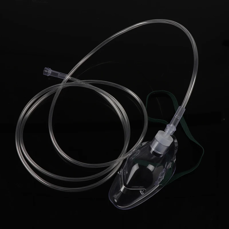 2021 NEW Disposable Face Mask Shield Nebulizer Conduit Adult Oxygen Mask with Tube