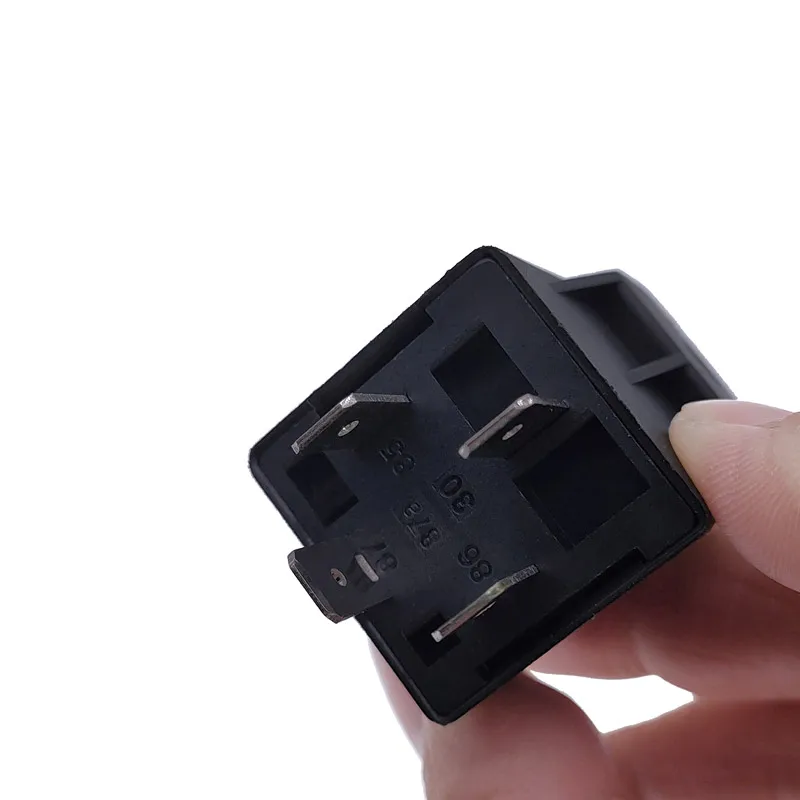 40A Auto Car Relay JD2912 with Mounting Hole 4 Pin 5 Pin DC 12V 24V 36V 48V 72V with Relay Socket Relay JD2912