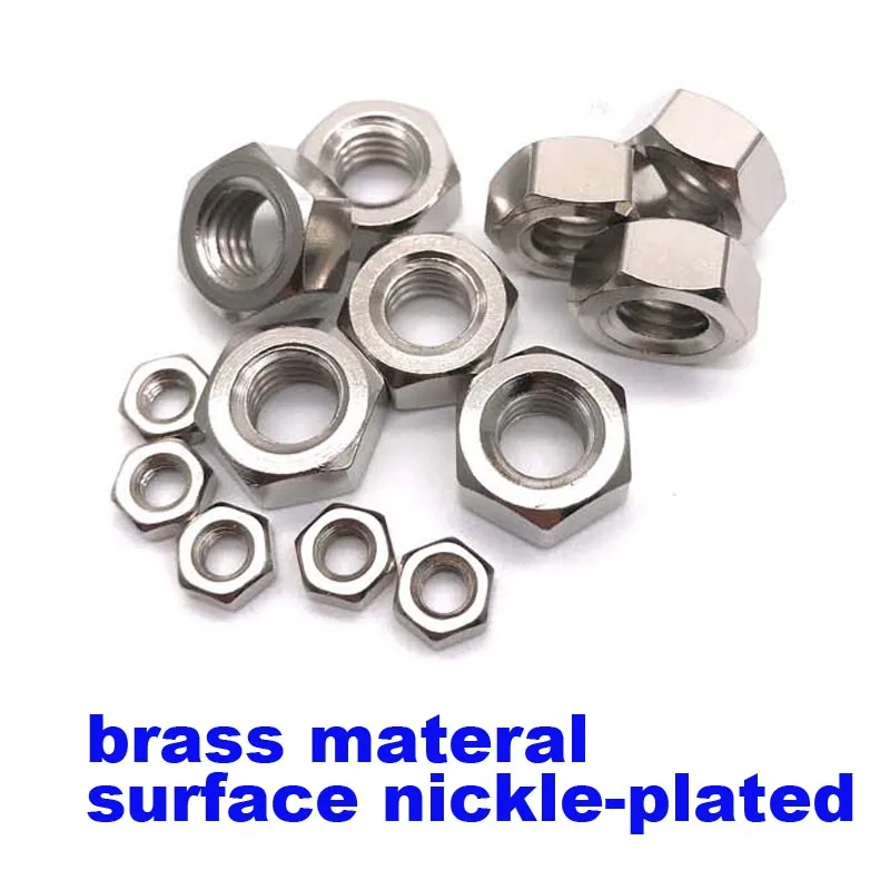 10/20/50/100/200 قطعة الصلبة النحاس النحاس عرافة مسدس الجوز ل M1 M1.2 M1.4 M1.6 M2 M2.5 M3 M4 M5 M6 M8 M10 M12 مسمار مزلاج