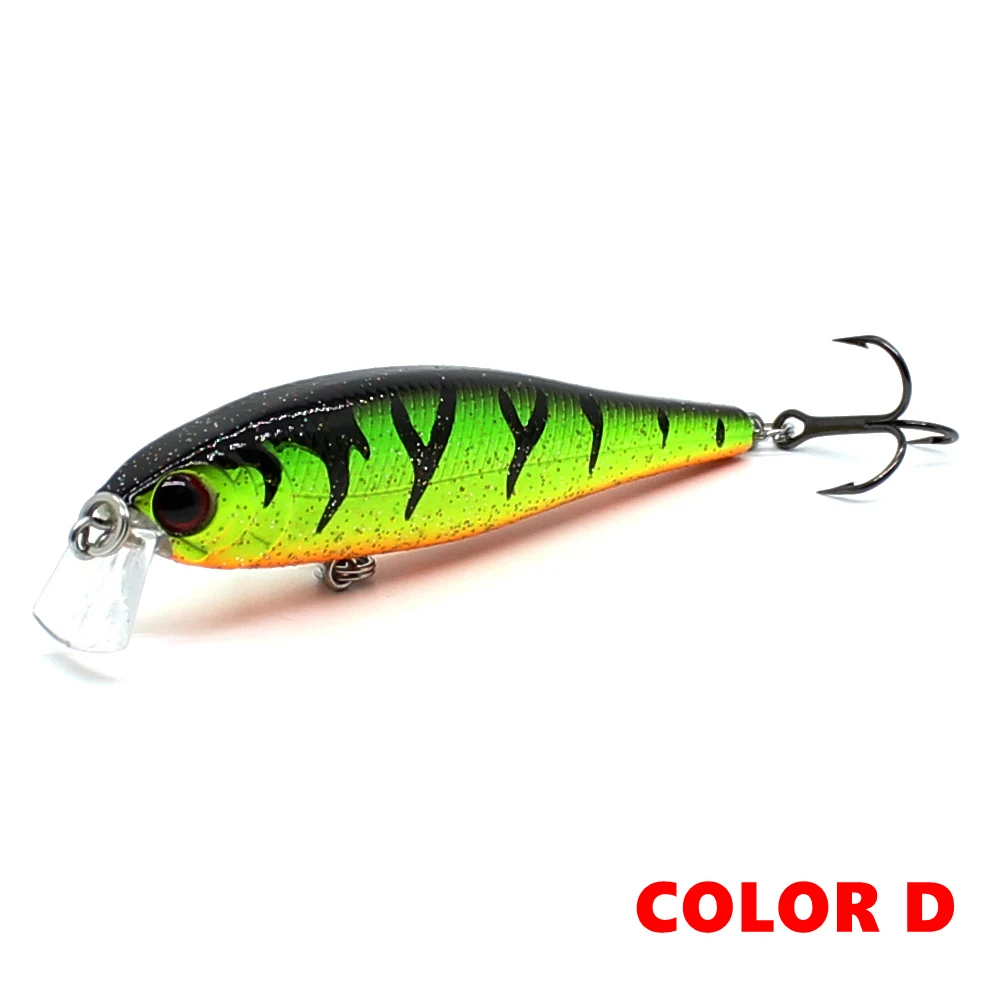 AOCLU-Hard Minnow Lure für Rock, Boot, Wolfs barsch, Thunfisch fischen, 10 # VMC Haken, Rassel machen Lärm, Sinking Wobbler, 65mm, 5,5g – Detail 11