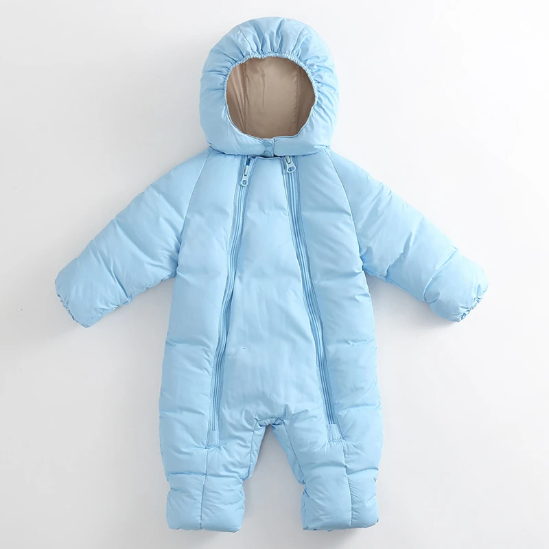 Baby Winter Rompers Thicken Infant Snowsuit Girl\'s Hooded Overcoat Children Overalls Warm Outdoor Clothes Hot Boys Clothing Sets