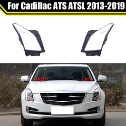 Head Lamp Light Case For Cadillac ATS ATSL 2013~2019 Front Headlight Lens Cover Lampshade Glass Lampcover Caps Headlamp Shell