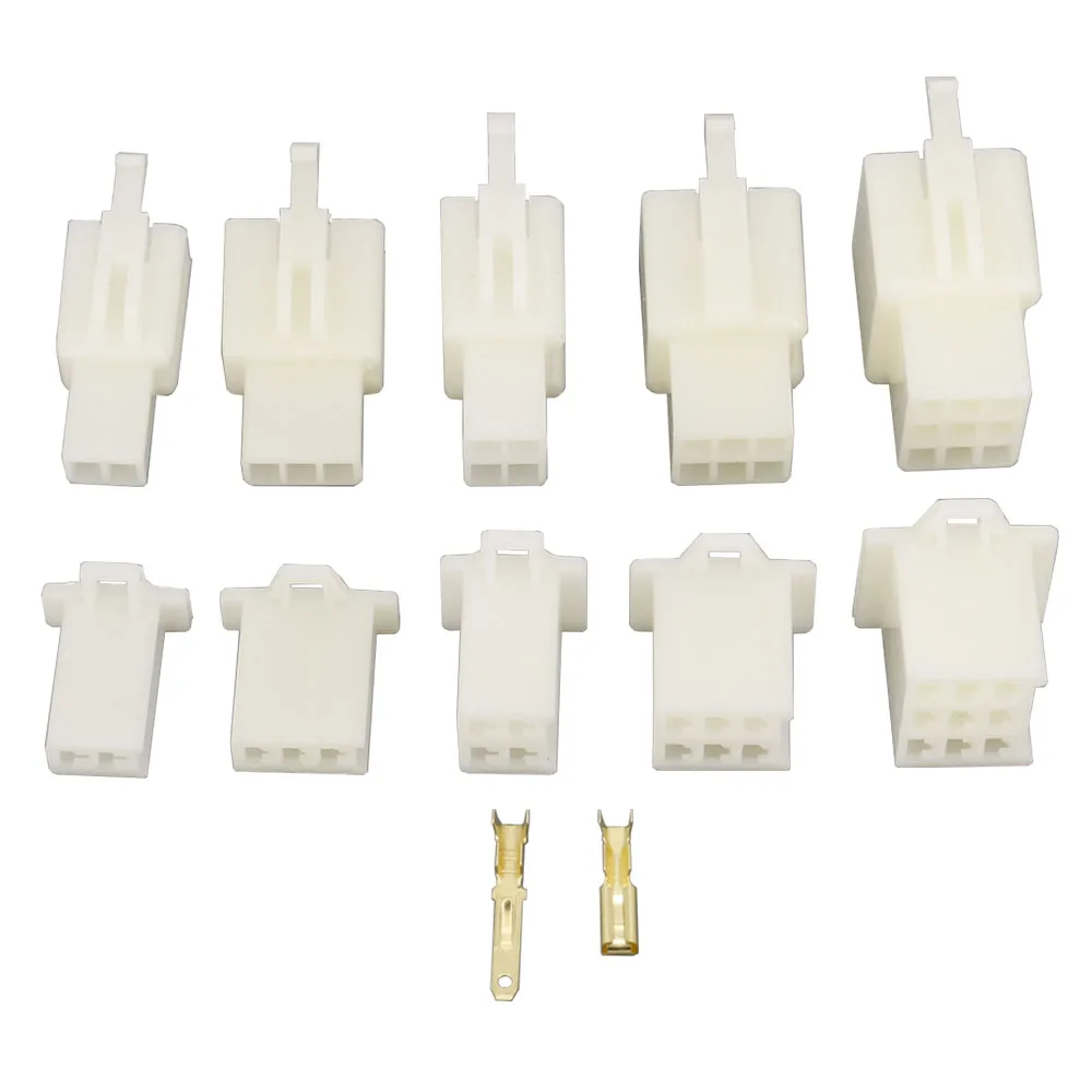 5 Sets 2.8mm Connectors （2+3+4+6+9）Pin DJ7021A~DJ7091A-2.8 Electrical Wire Plug Male and female Automobile Connector