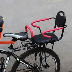 Asiento trasero de bicicleta para niños, portaequipajes de bicicleta de montaña, asiento de seguridad para bebés