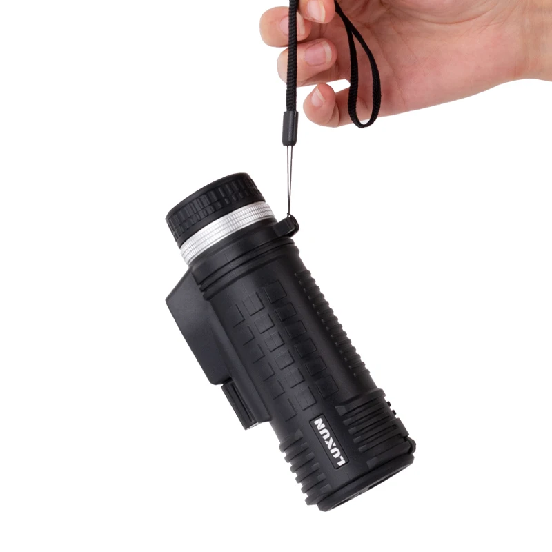 LUXUN 8x42 Monocular Telescope Built-in Compass Rangefinder BAK4 Prism Powerful Telescope Waterproof Hunting Monoculars image 4