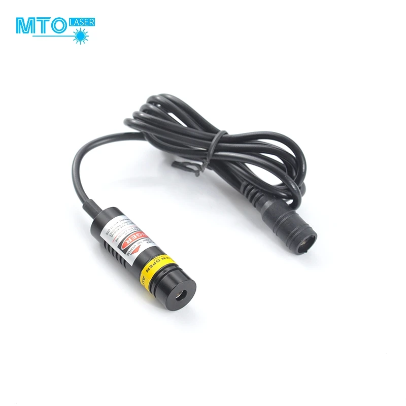 Focussable 650nm 10Mw Rode Laserlijnmodule 14.5X48Mm Met 5V Adapter