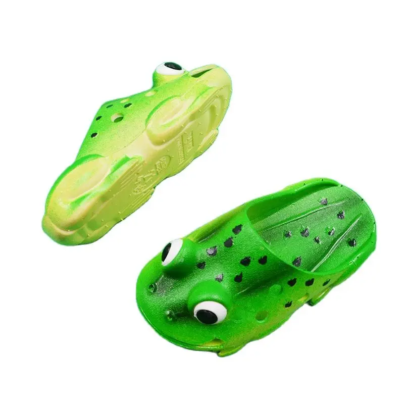 New Arrival Funny Slipper Women\'s Creative Cartoon Shoes Open Toe Cute Frog Indoors and Outdoors Summer Animals Casual Sandals