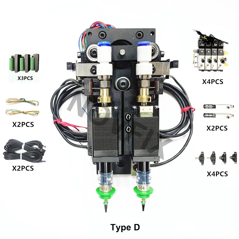 SMT DIY Mounting Head JUKI Stepper Motor Connector Rotary Joint 503 504 Nozzle Nema8 Hollow Shaft Stepper For Pick Place Mount