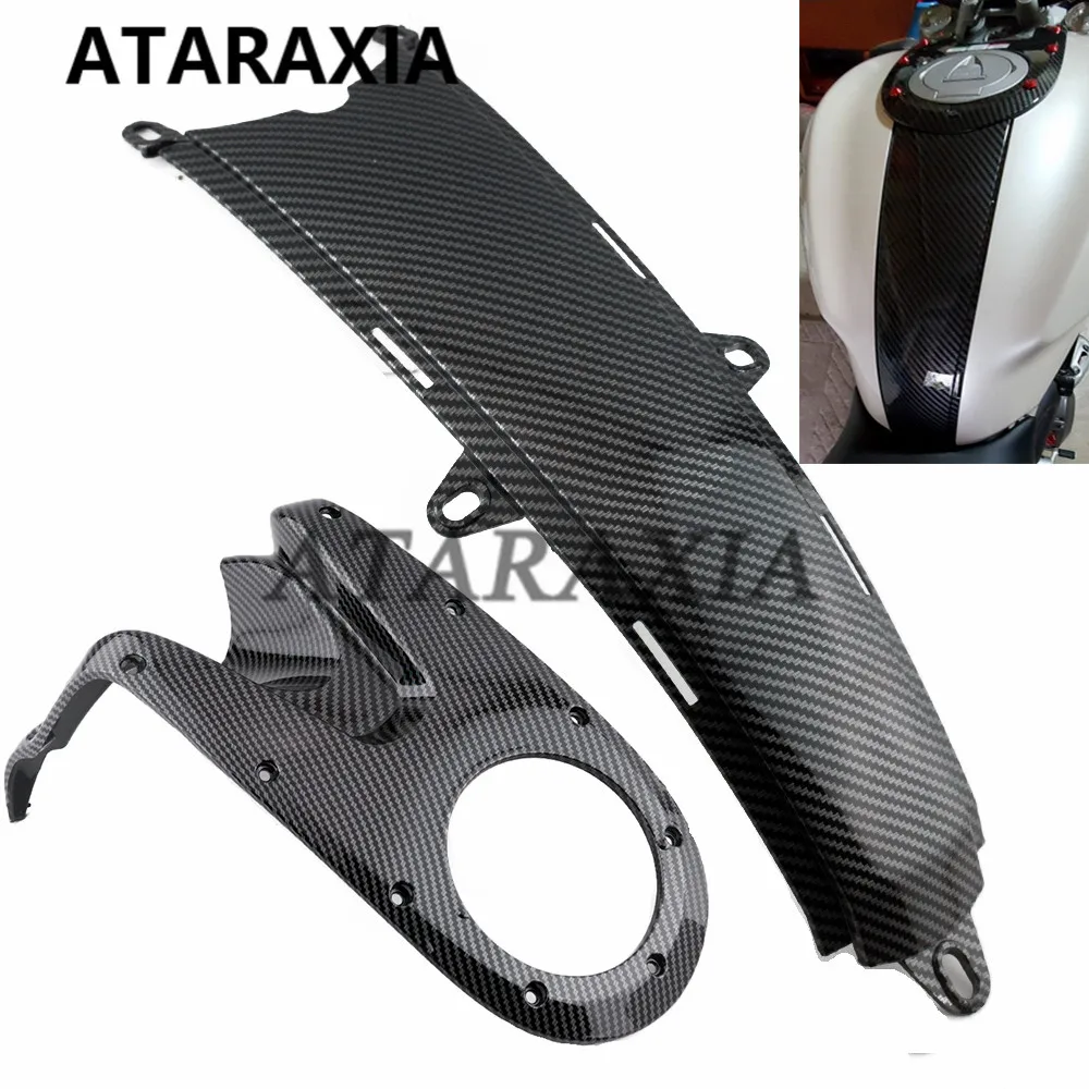 Carbon Fiber Fuel Tank Housing Fairing Suitable Cover For Ducati