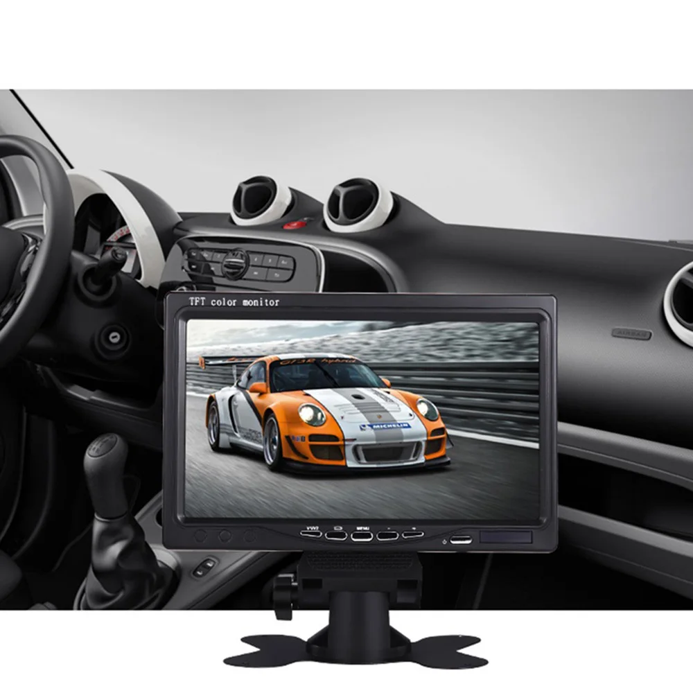 7 inch Car Display AV Car Monitor Portable Display support PAL / NTSC Video Input 800x480 Car TV