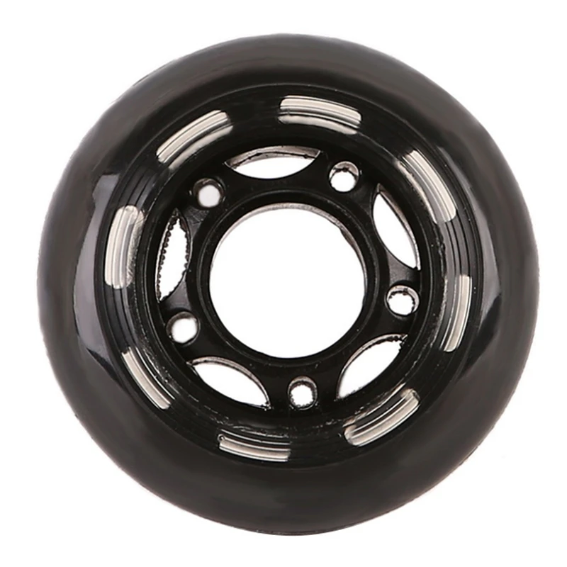 New 4Pcs Roller Skates Rubber Wheels Anti-Skid Mute Wear-Resistant Roller Skates Roller Skate Accessories