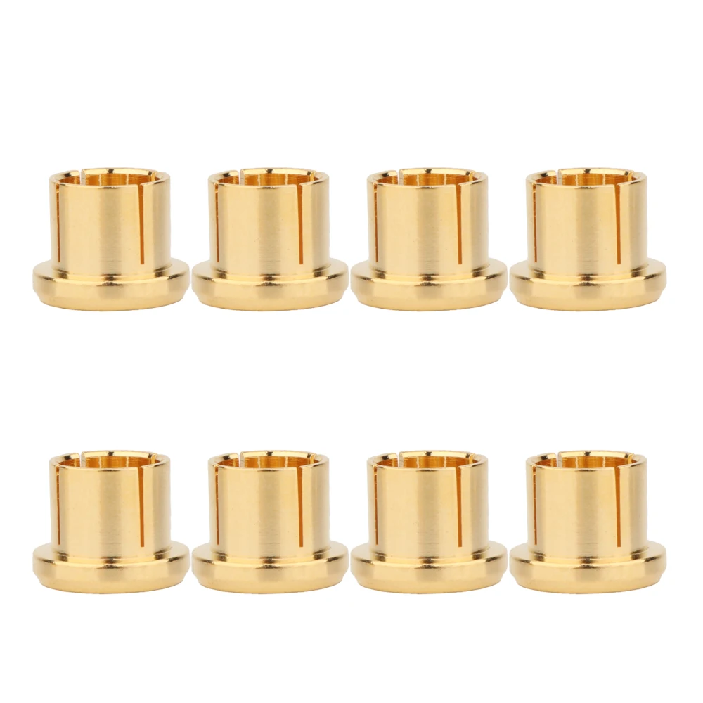 12pcs Noise Stopper 24K Gold Plated Copper RCA Plug Caps Top Quality under inset