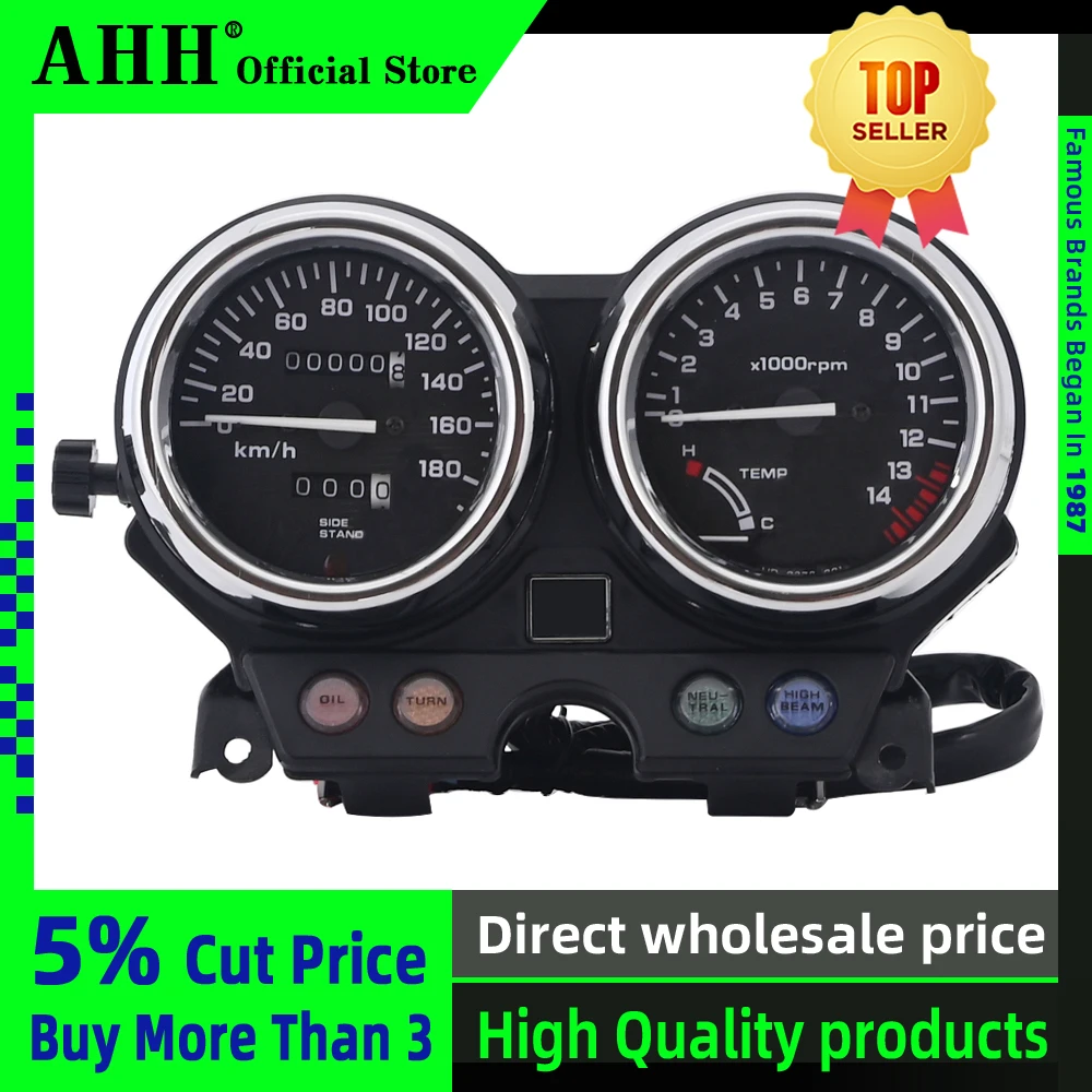 AHH instrument assembly gauges meter cluster speedometer odometer tachometer for HONDA CB 250 Jade250 Jade 250 CB-1 CB400F 89-90