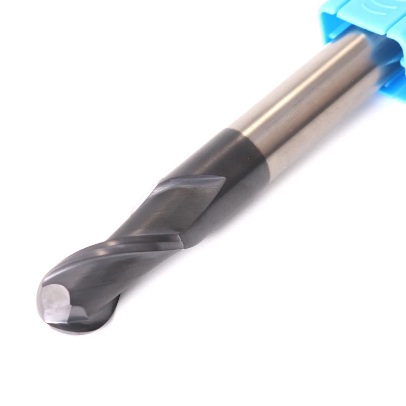 HRC50 2 Flutes Ball Nose End Mill Tungsten Carbide Cutter CNC Router Bit Milling Tool cutting tools R0.5 1mm 2mm 3mm 4mm 6mm