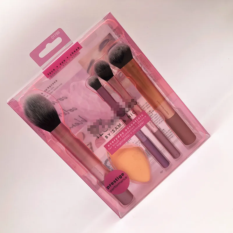 Professiona Makeup Brush Set, Everyday Essentials for Blush +Foundation+Highlighter+Concealer