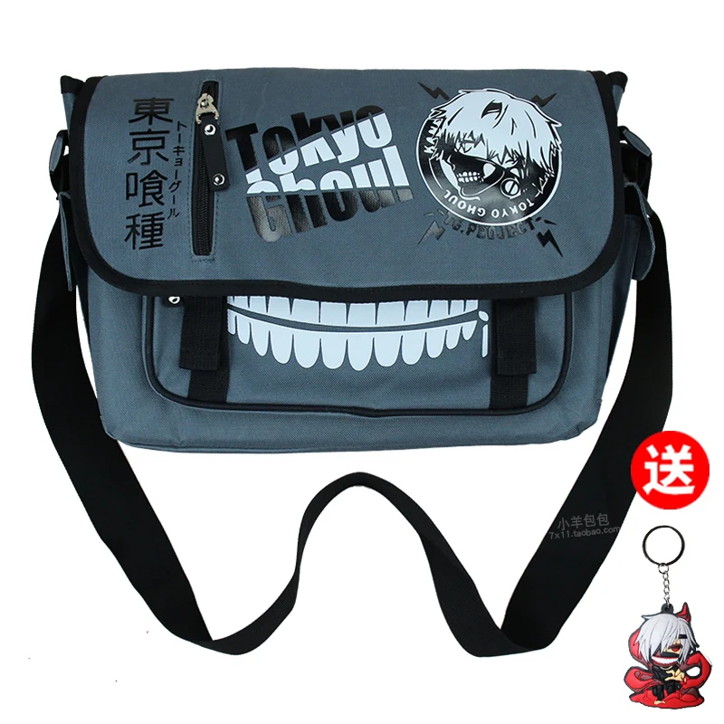 Japanese Anime Tokyo Ghoul Cosplay Messenger Bag School Students Shoulder Ken Kaneki Oxford Travel Men's Satchel Gifts 2021 New