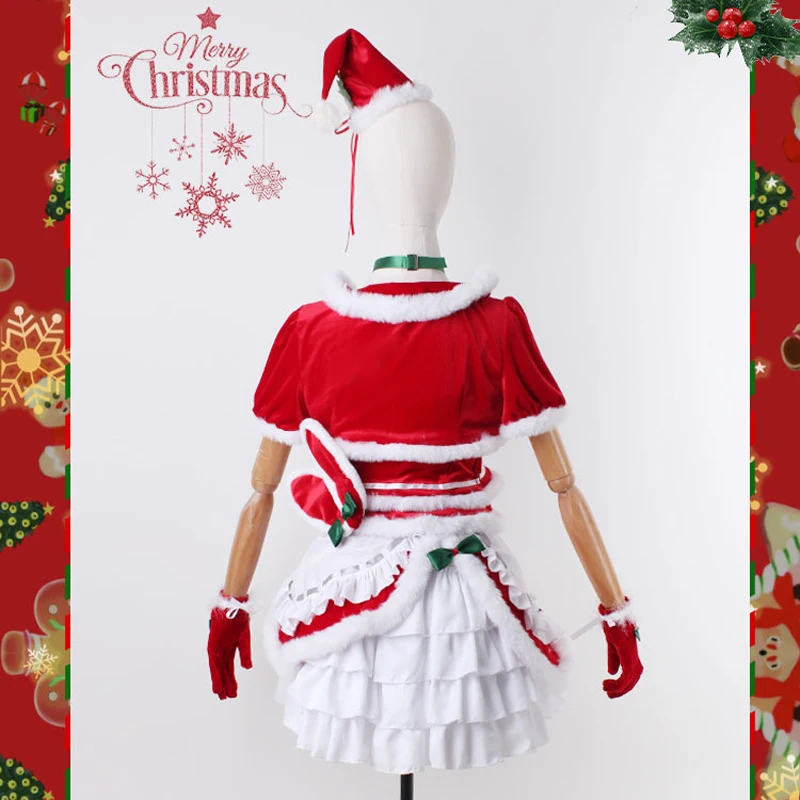 2021 New Rem Cosplay Form Anime Re:Life in a different world Plush Christmas Sweet Maid outfit Costume C