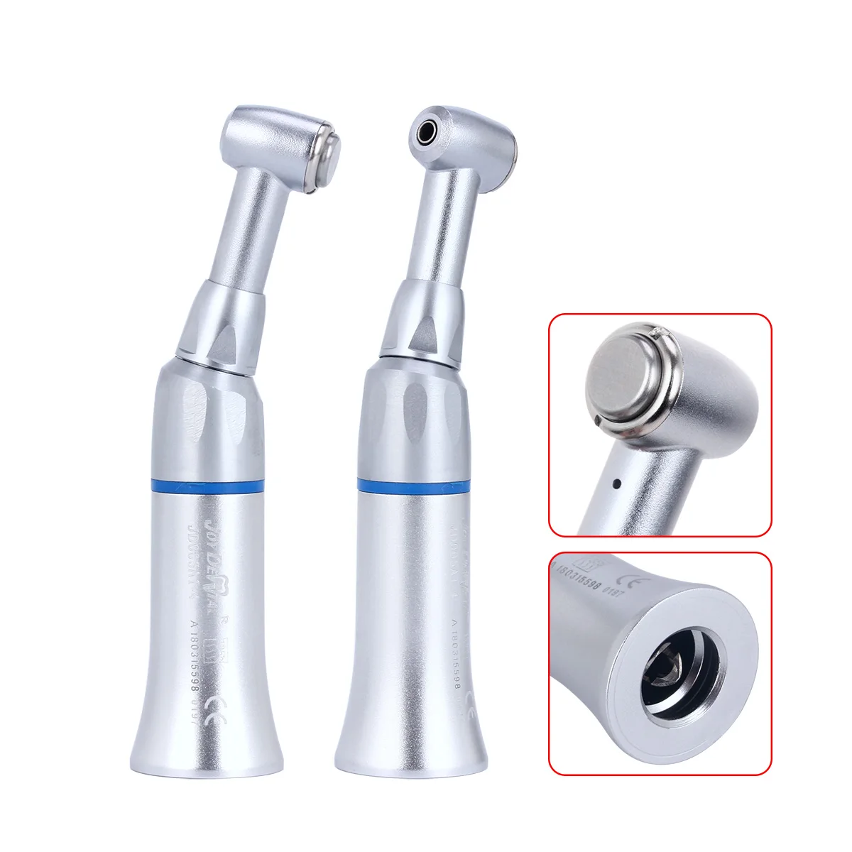 JOYDENTAL Dental Push Button Contra Angle Low Speed Handpiece Push Button Autoclavable 135 ° C