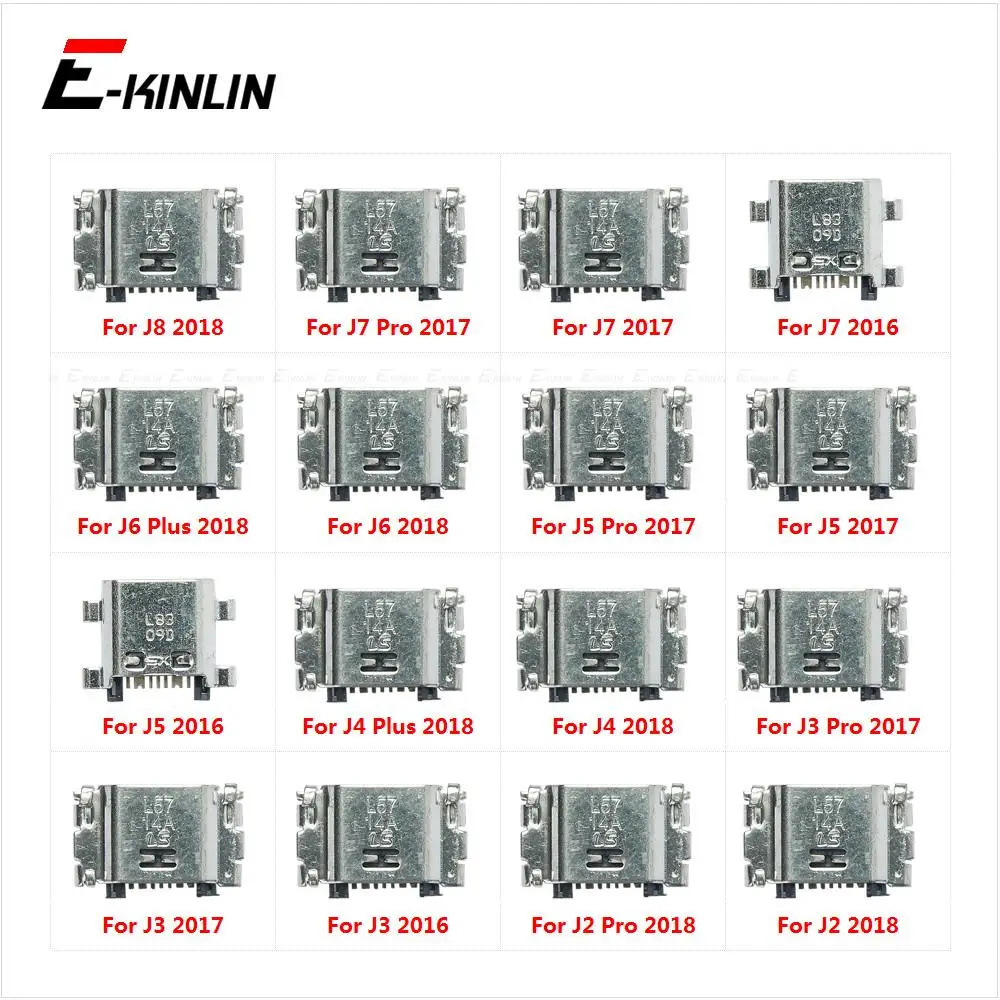 

USB Jack Connector Charging Dock Plug Port For Samsung Galaxy J2 J3 J4 J5 J6 Plus J7 Pro J8 2016 2017 2018 Type-C Charger Socket