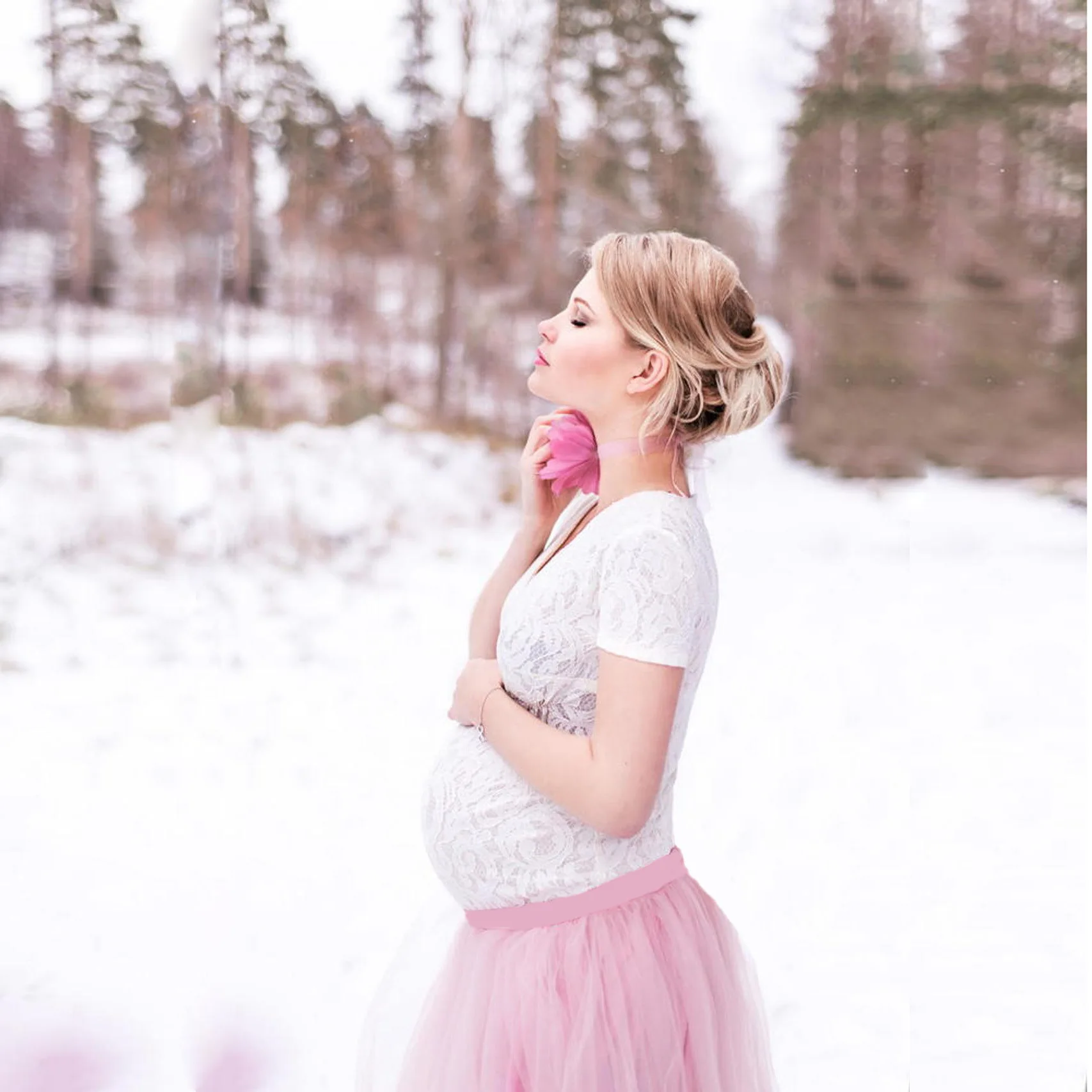 Maternity photography props maxi Pregnancy Clothes Lace Maternity Dress Fancy shooting photo summer pregnant dress