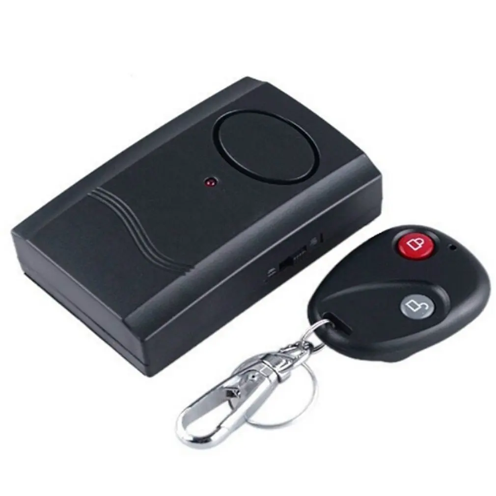 Wireless Vibration Alarm Home Security Motorcycle Car Door Window Anti-Theft Burglar Detector Sensor 120dB Remote Control