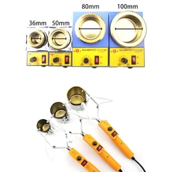 100W/ 150W/ 250W /300W/180W/280W/380W Portable Electric Solder Pot Melting Tin Soldering Pot 200-480 Degree 220V