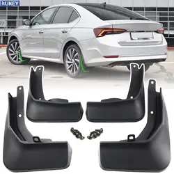 Set Car Mudflaps For Skoda Octavia NX A8 RS Sedan Liftback combi 2020 2021 2022 Mud Flaps Splash Guards Mudguards Protector