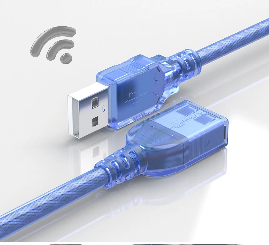SAMZHE USB 2.0 Verlängerungskabel USB-zu-USB-Kabel 2.0 Stecker auf Buchse Verlängerungskabel Datenkabel für PC, TV, PS4, Computer, Laptop – Detail 6