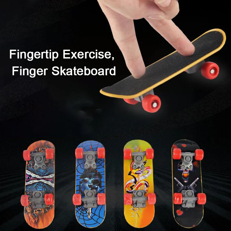 Kit Mini Finger Toys – Planche à Roulettes, Vélo Et Scooter Pour Doigts – Alliage Aluminium Et Plastique, Jeu D'Adresse Et Anti-Stress Pour Enfants Et Adultes