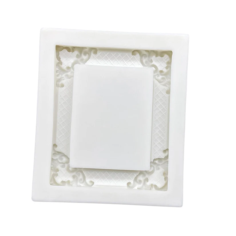 Photo Frame Silicone Mold Sugarcraft Chocolate Cupcake Baking Mold Fondant Cake Decorating Tools